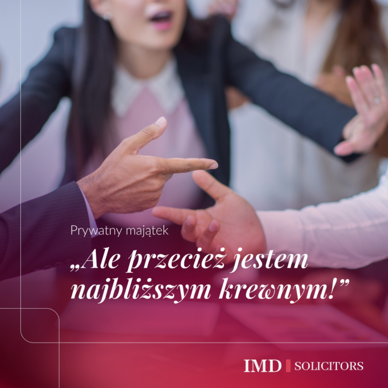 Ale przecież jestem najbliższym krewnym!
